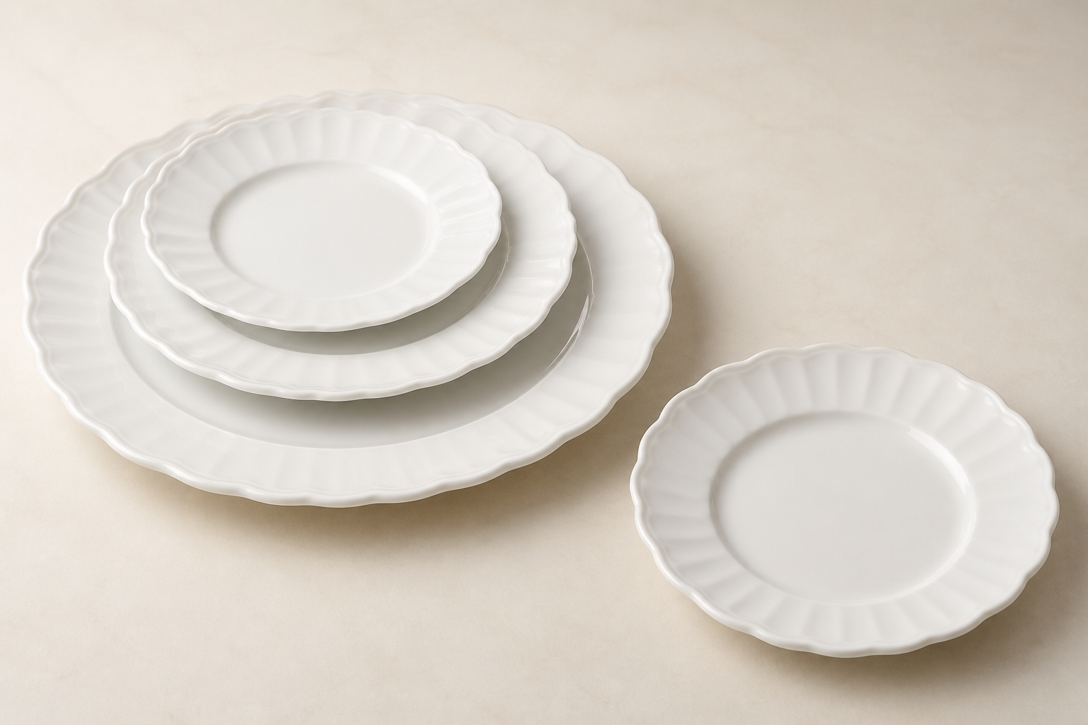 Fluted Rim Collection
